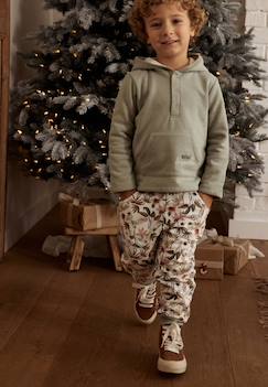 Ensemble bébé sweat-shirt à capuche et pantalon en molleton abou  - vertbaudet enfant