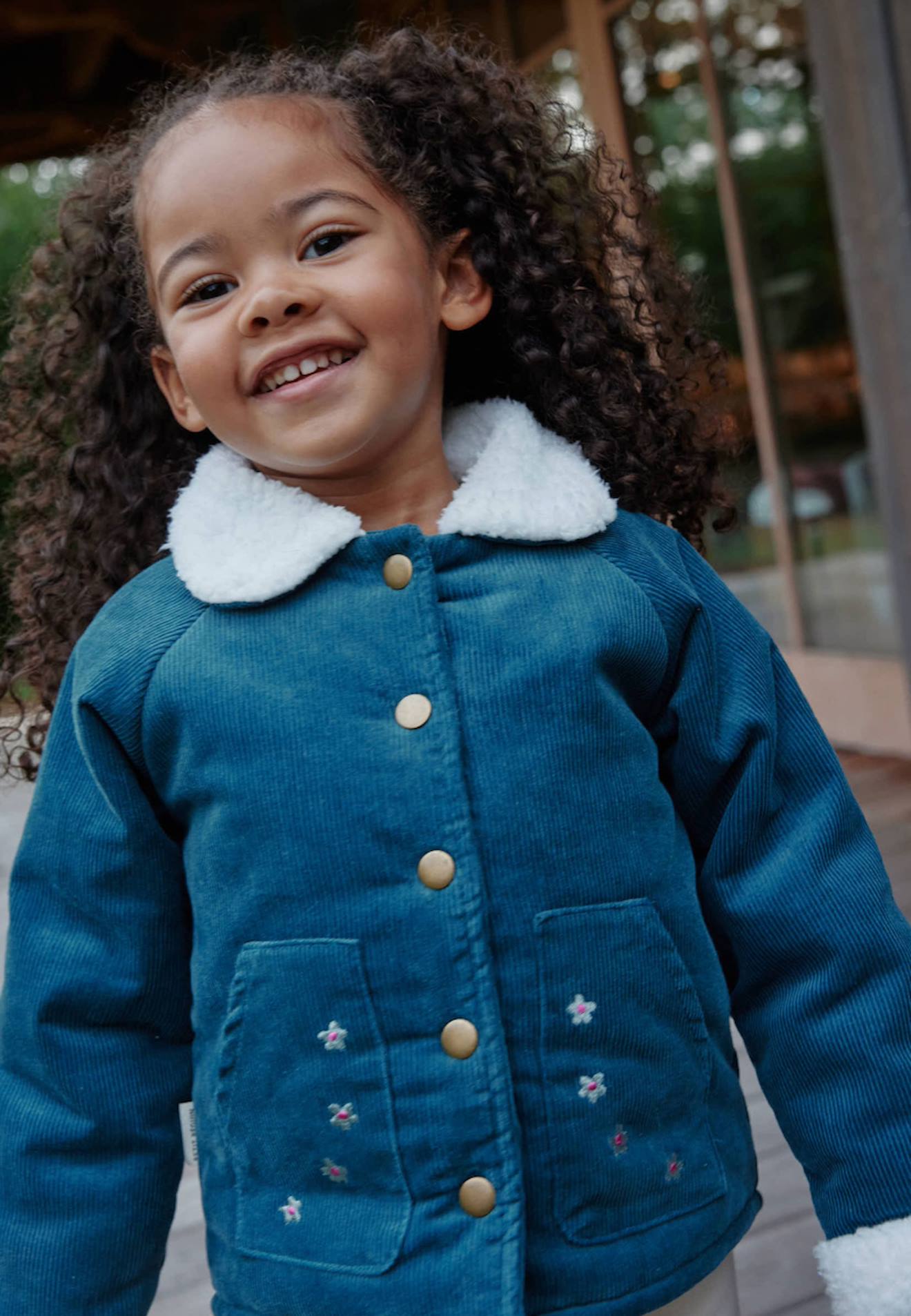 Veste Enfant Népal Bleu