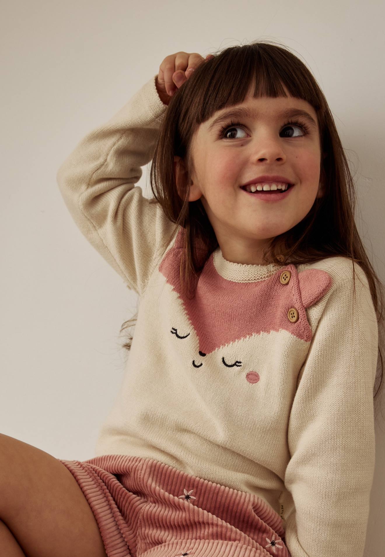 Pull Bébé En Tricot Eva Ecru