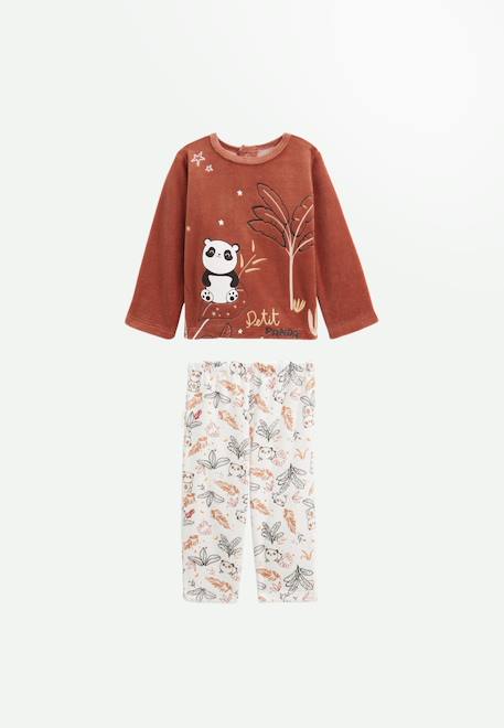 Garçon-Pyjama enfant 2 pièces en velours maloueg