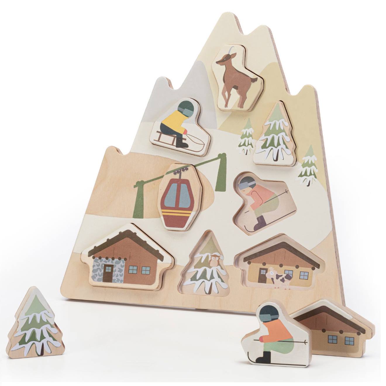 Puzzle D'encastrement Les Dolomites Beige
