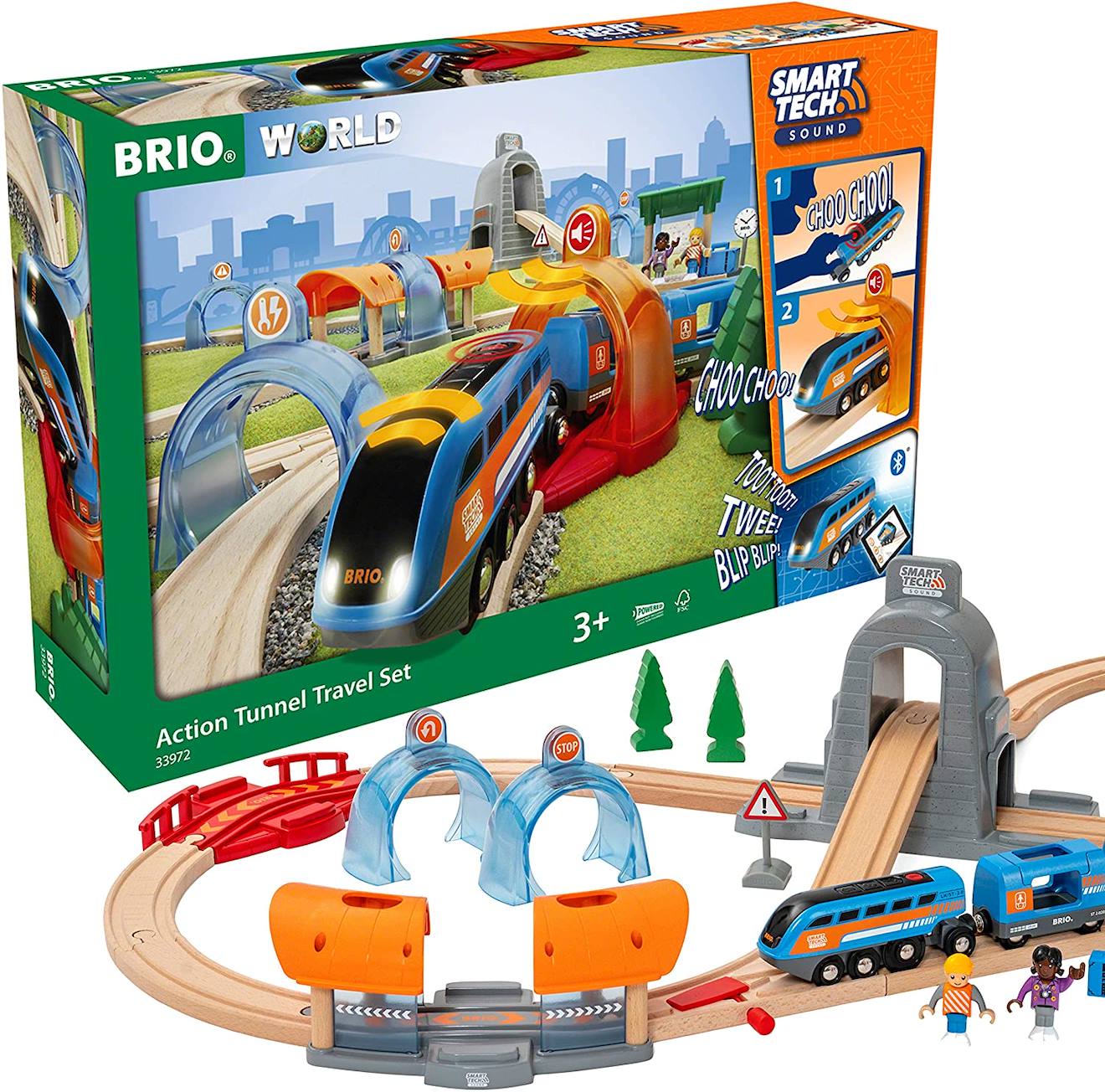 BRIO - Circuit Voyageur Smart Tech Sound Bleu
