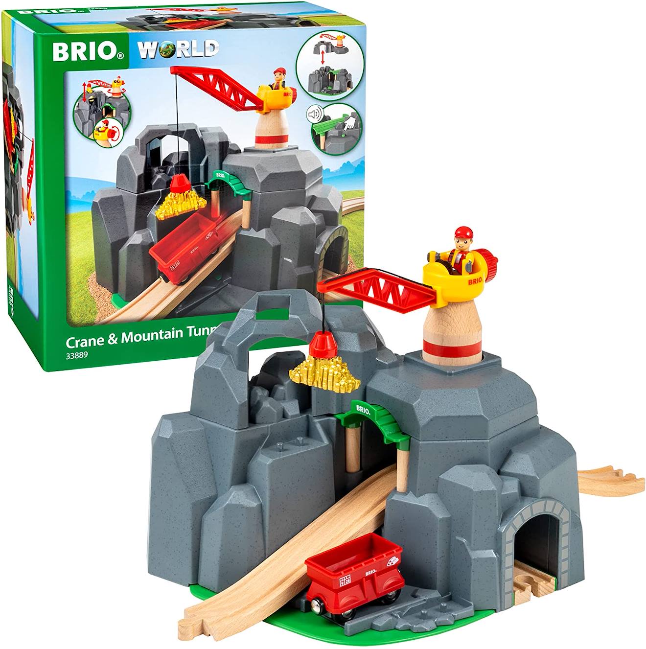 Plateforme Grue Et Tunnels Multifonctions Gris