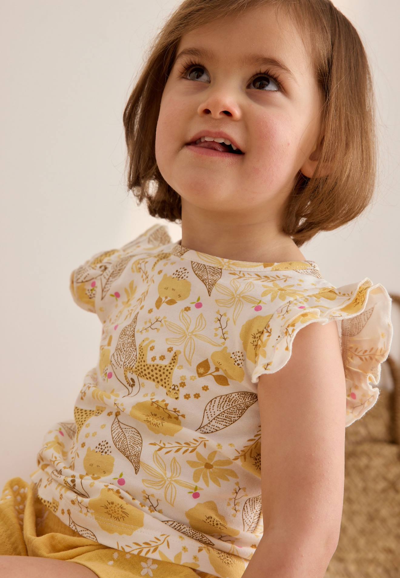 T-shirt Enfant Ciao Milano Jaune