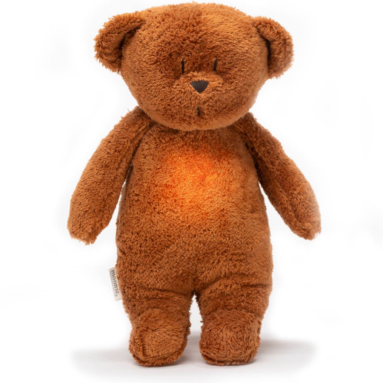 Moonie - Peluche Veilleuse Ours Caramel
