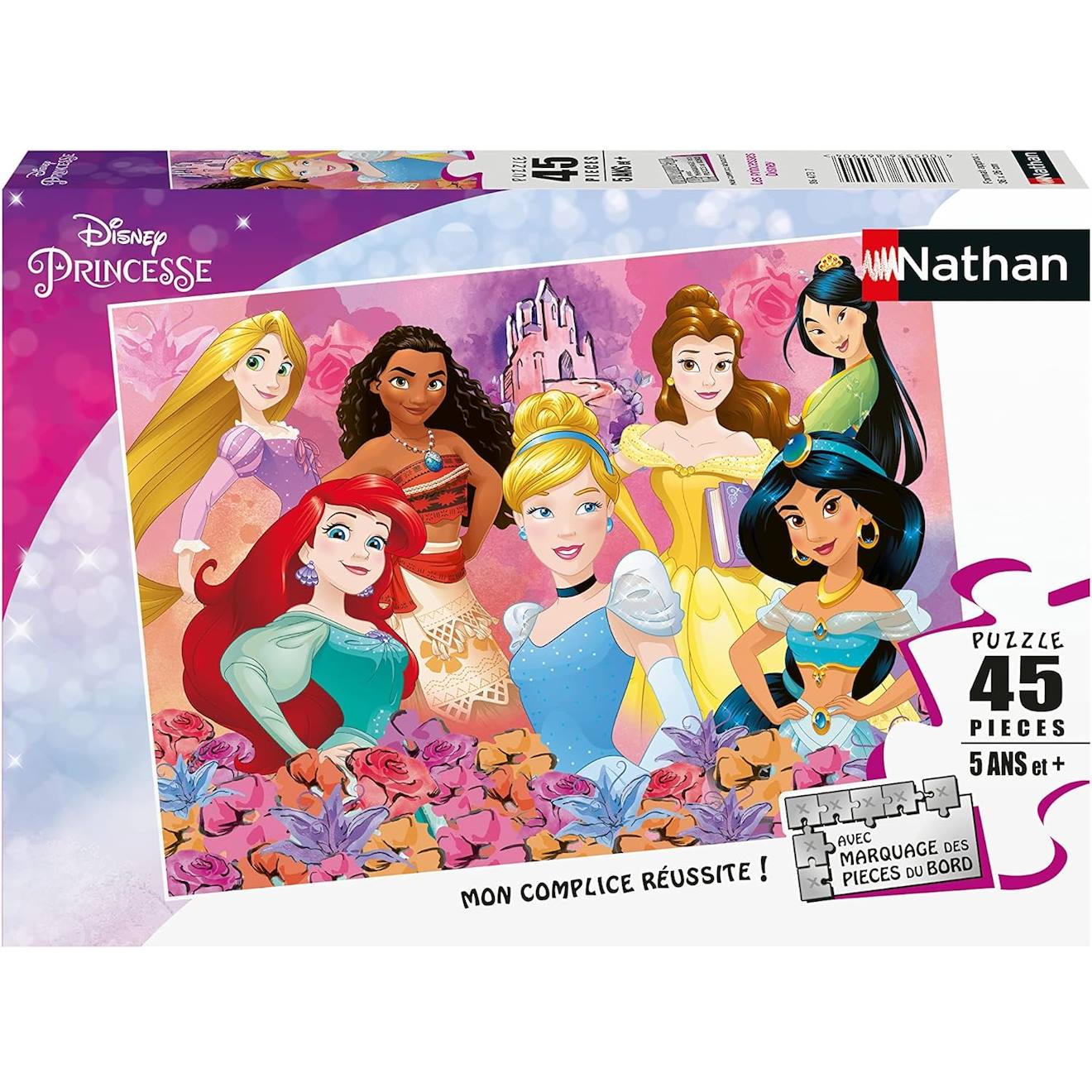 Nathan - Puzzle Princesses Disney 45 Pcs Rose