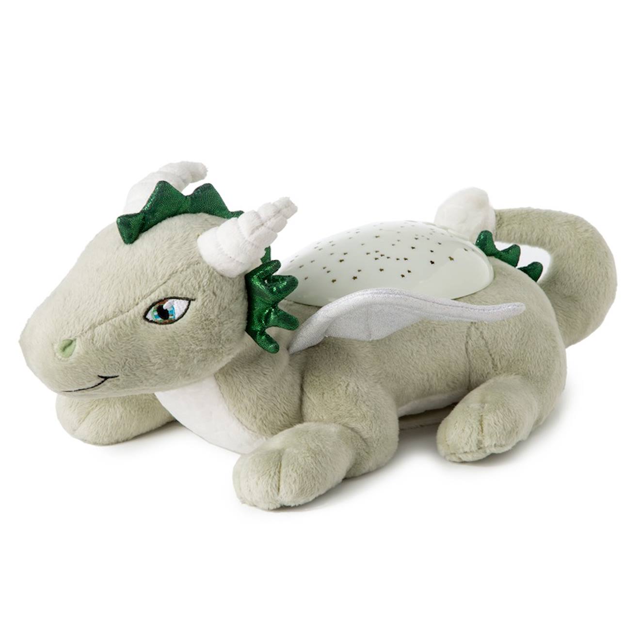 Peluche Veilleuse Projecteur D'étoiles Dragon Vert