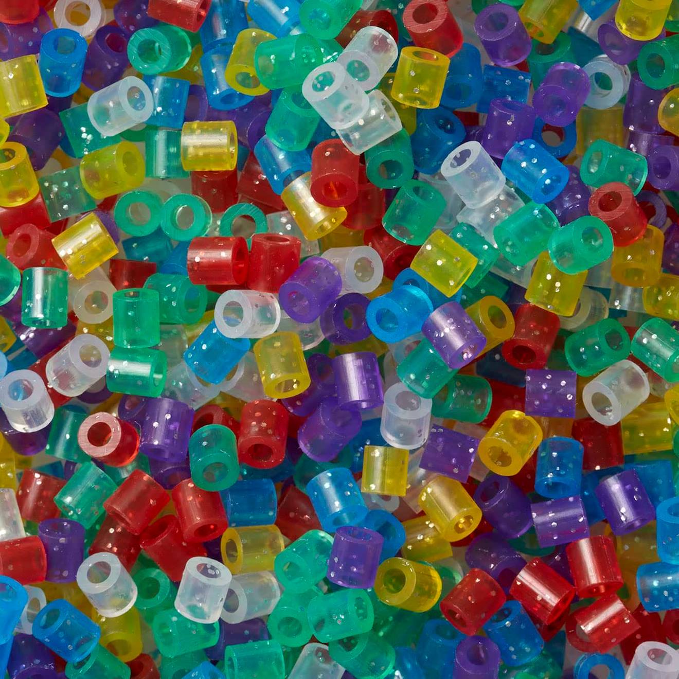 Sachet 1000 Perles Plastique Midi Paillettes Rouge