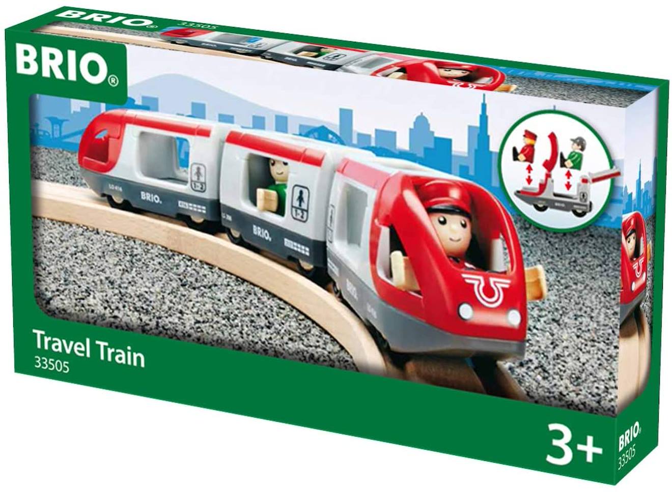 BRIO - Train De Voyageurs Rouge