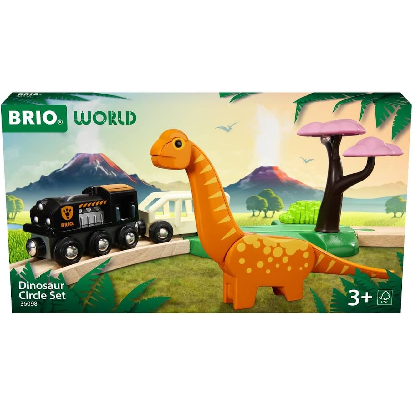 BRIO - Circuit Dinosaure Vert