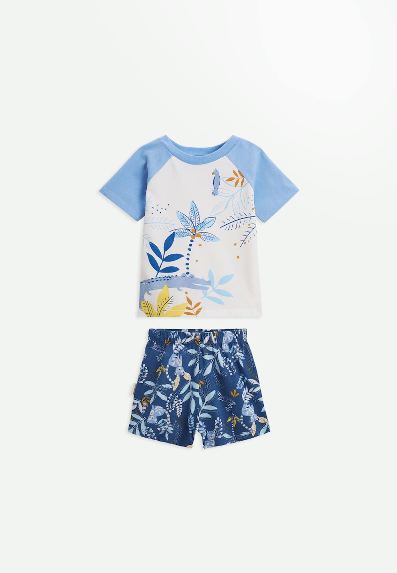 Pyjama Enfant Manches Courtes Gamboa Bleu