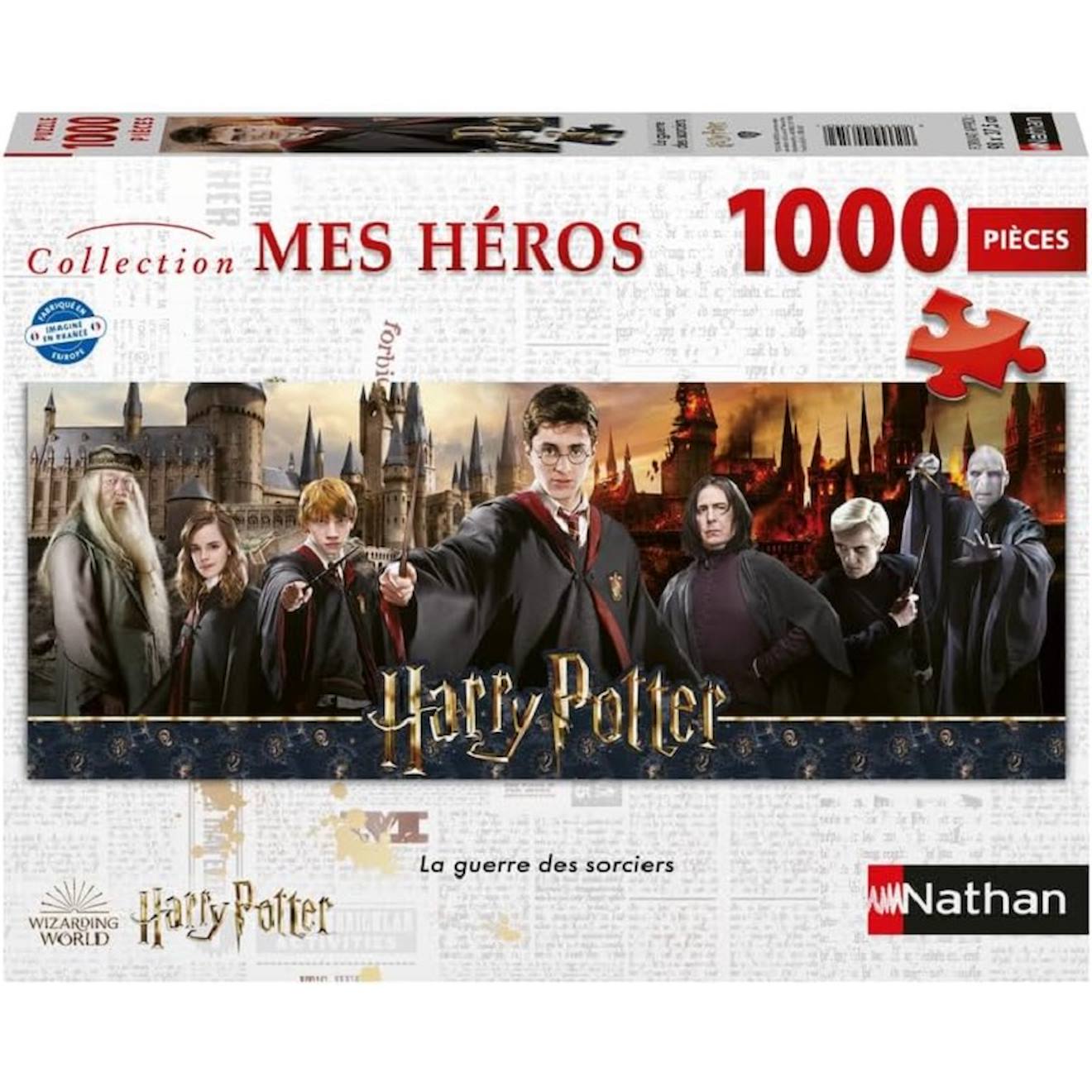 Puzzle La Guerre Des Sorciers Harry Potter 1000 Pcs Blanc