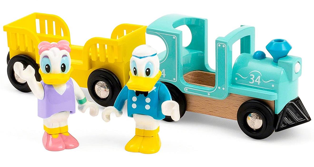 BRIO - Train De Donald Et Daisy Duck Bleu