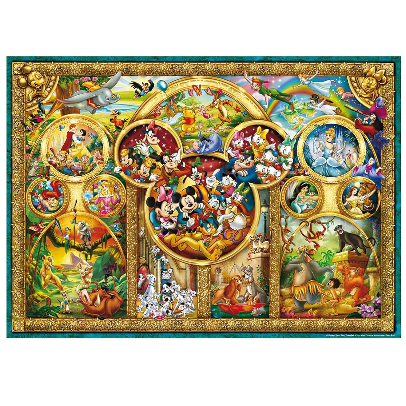 Puzzle Plus Beaux Thèmes Disney 1000 Pièces Blanc