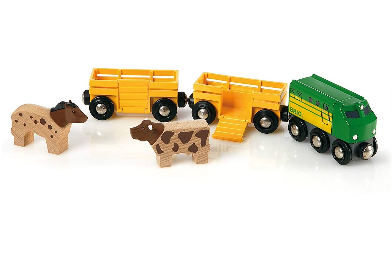 Train Des Animaux De La Ferme Vert