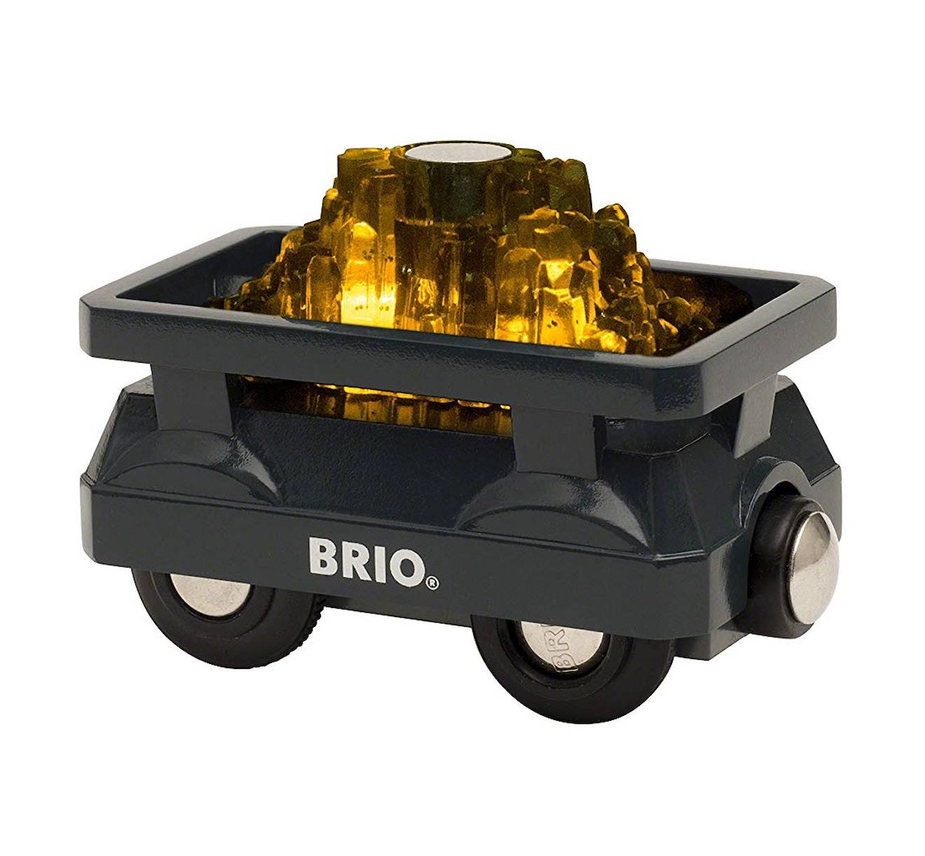 BRIO - Wagon Lumineux Chargé D’or Noir