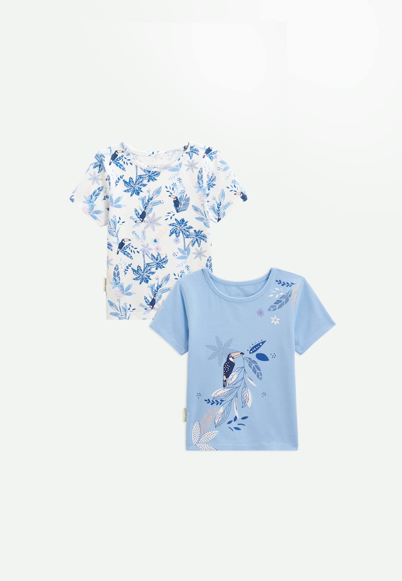 Lot De 2 T-shirts Enfant Moorea Ecru