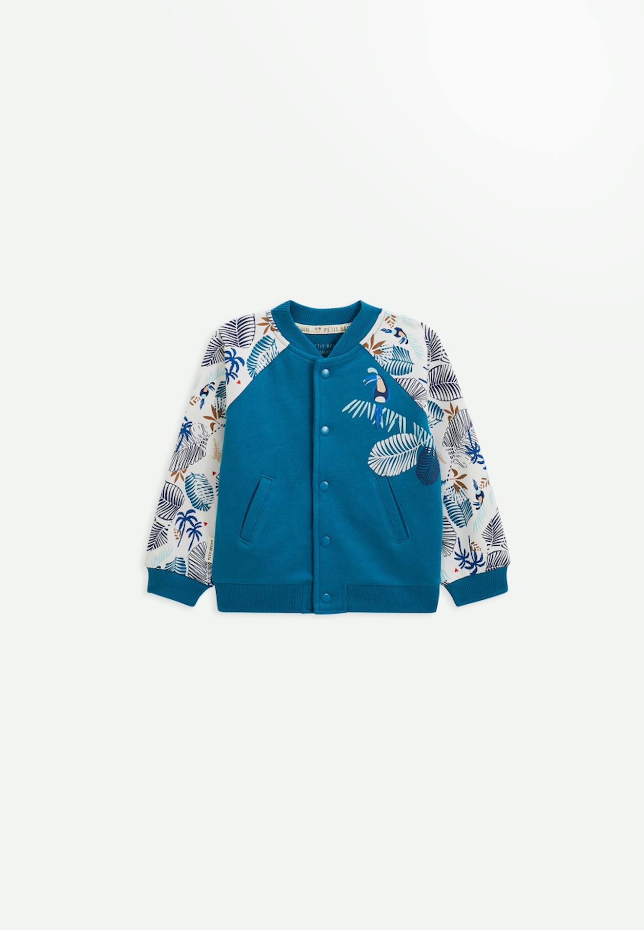 Veste Teddy Enfant Santorini Bleu