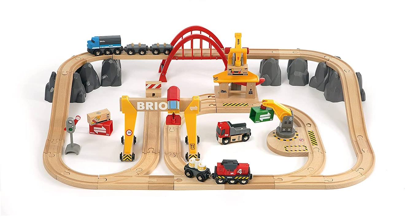 BRIO - Coffret Grues Et Chargements Beige