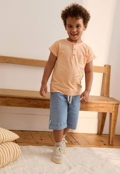 Short enfant en toile de coton kanha  - vertbaudet enfant