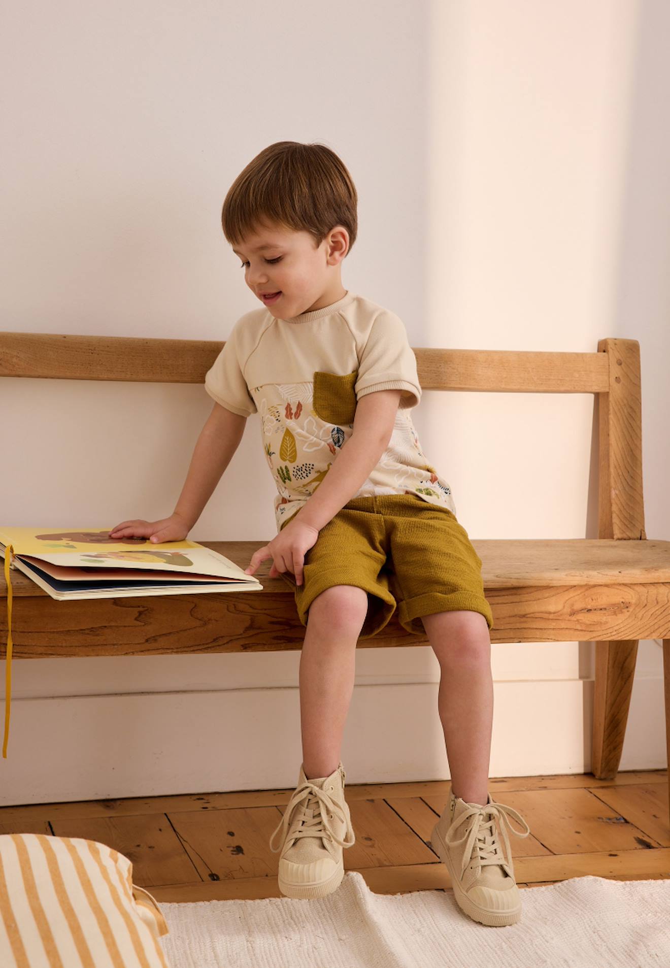 Ensemble Enfant T-shirt Et Short Costa Sable