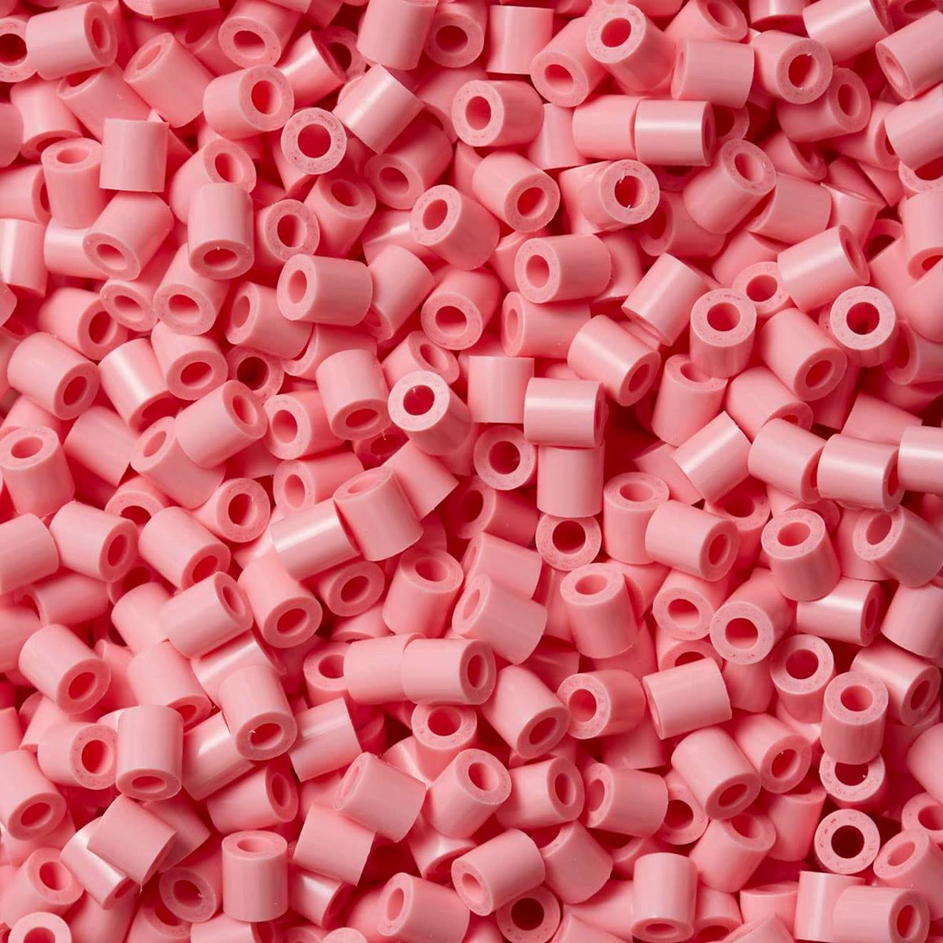 Sachet 1000 Perles Plastique Midi Rose Rose