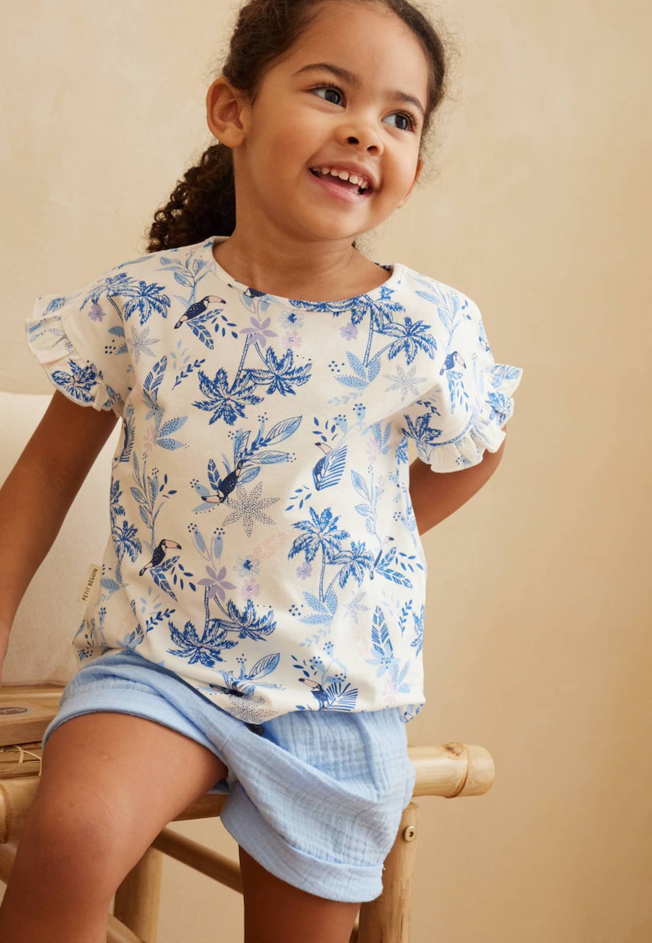 T-shirt Enfant Moorea Ecru