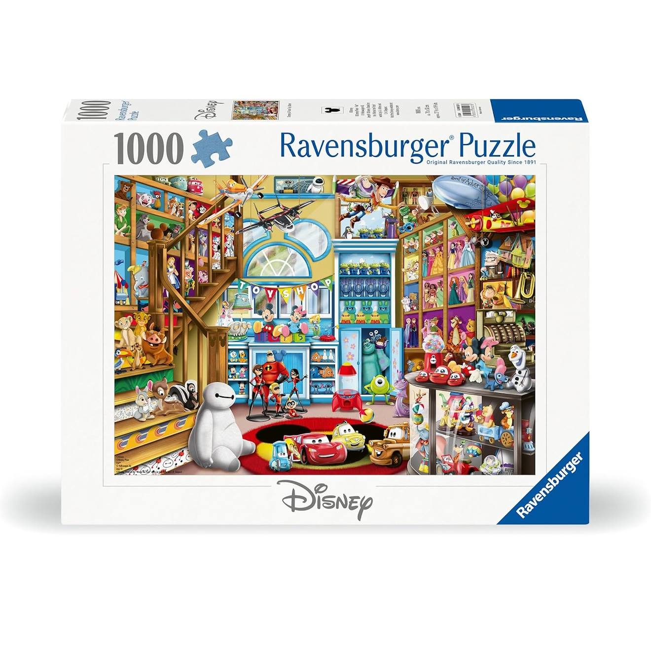 Puzzle Magasin De Jouets Disney 1000 Pièces Blanc
