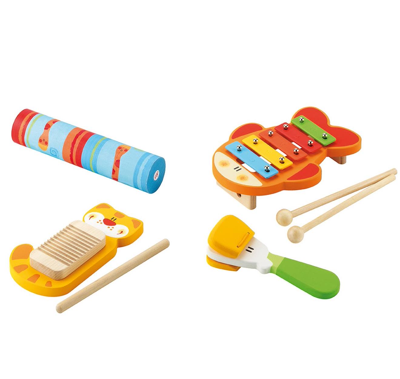 Set Jouets Musicaux Rythmes Et Sons Orange