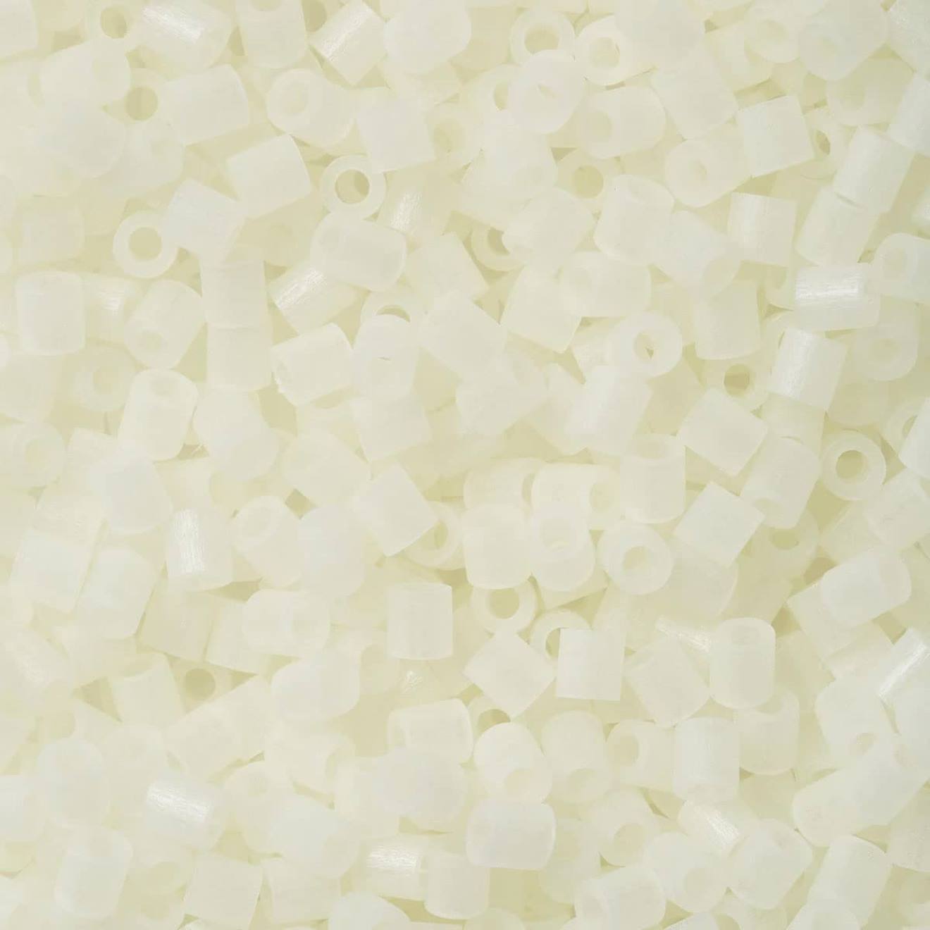 Sachet 1000 Perles Plastique Midi Mix Phosphorescent Beige