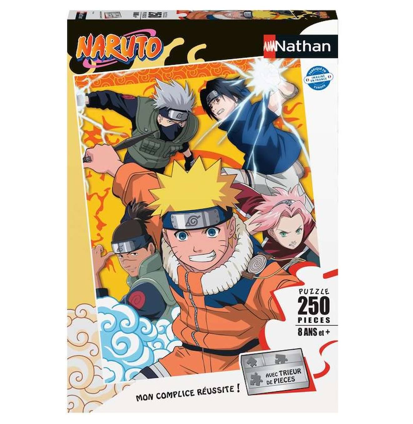 Puzzle Naruto Ninjas 250 Pcs Jaune