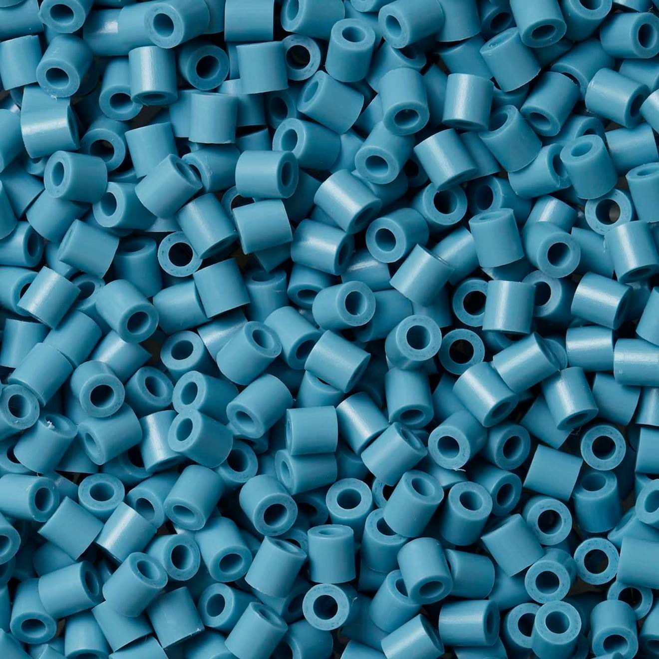Sachet 1000 Perles Plastique Midi Turquoise Bleu