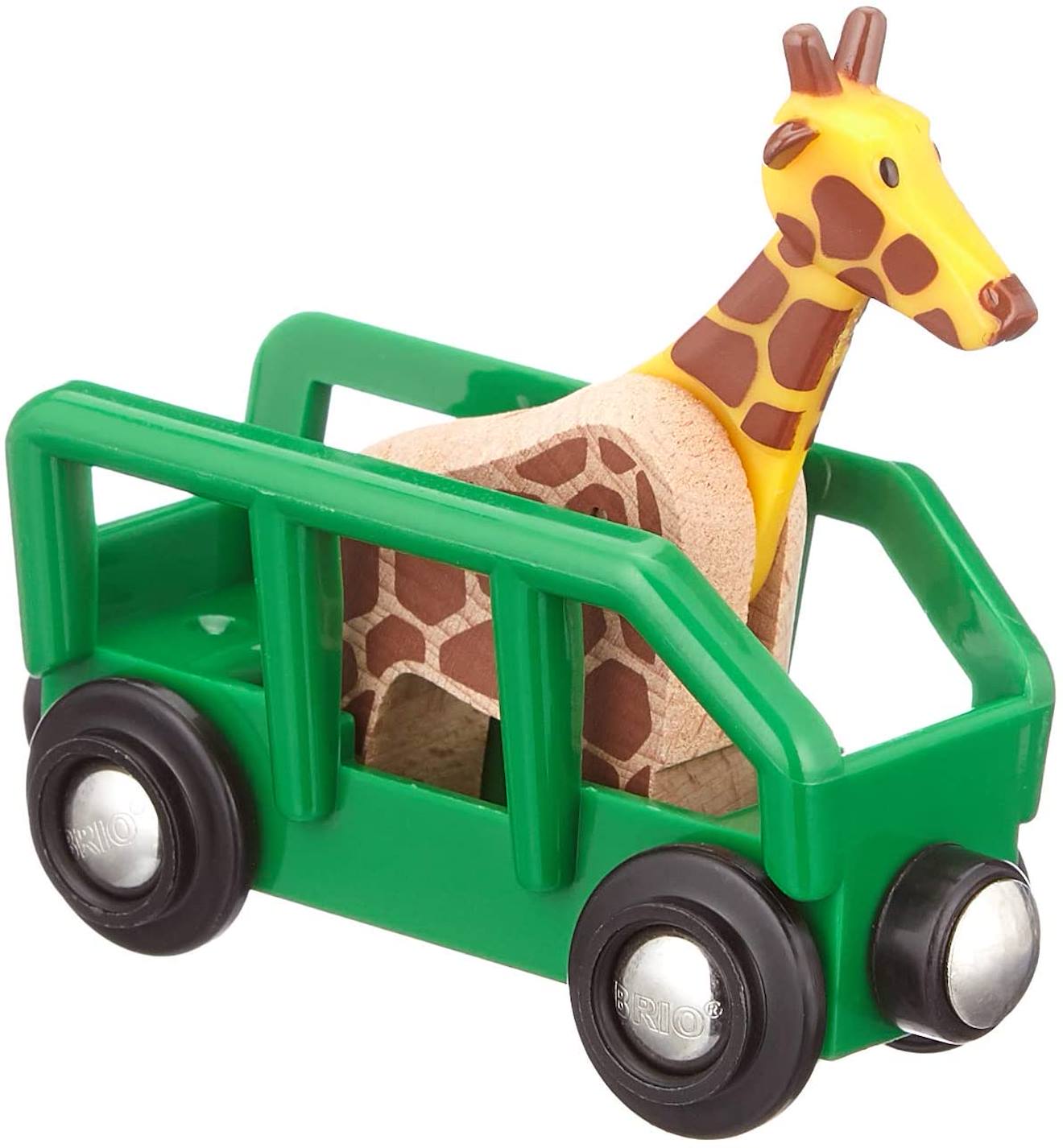 BRIO - Wagon Transporteur De Girafe Vert