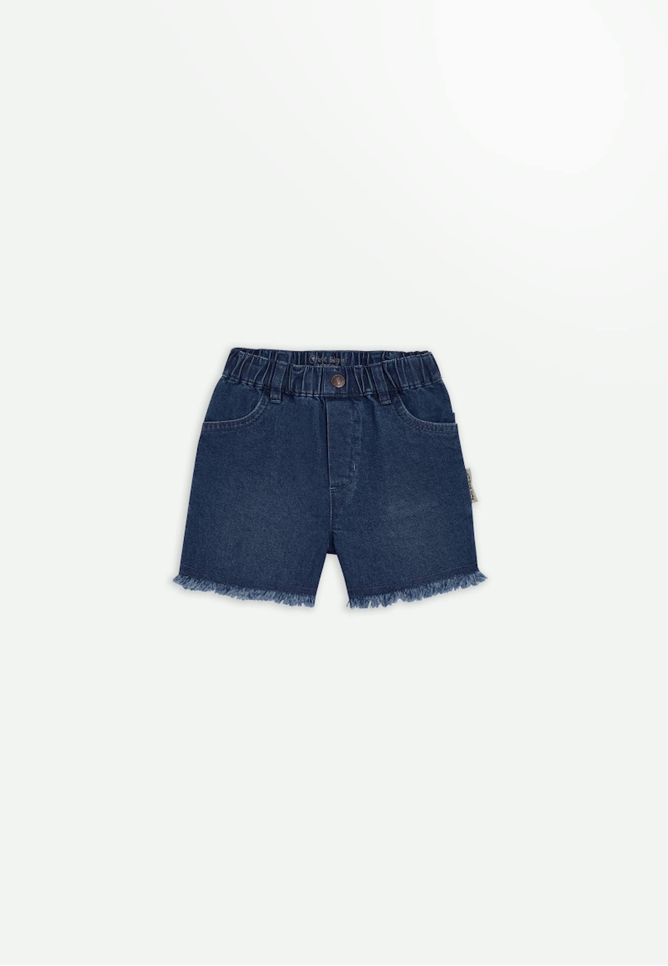 Short Bébé Mumbai Bleu