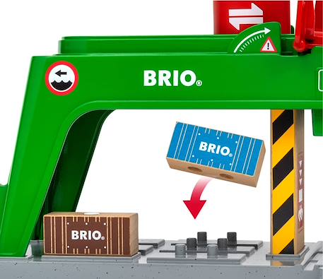 Grue double voie de chargement Vert 6 - vertbaudet enfant 