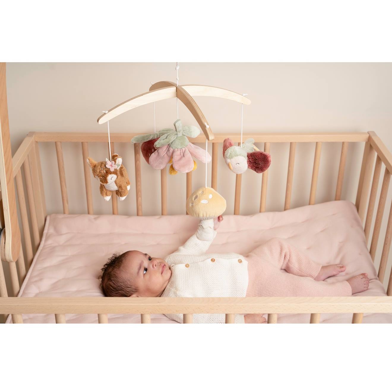Mobile Musical Fairy Garden Rose (Little Dutch) - Image 2