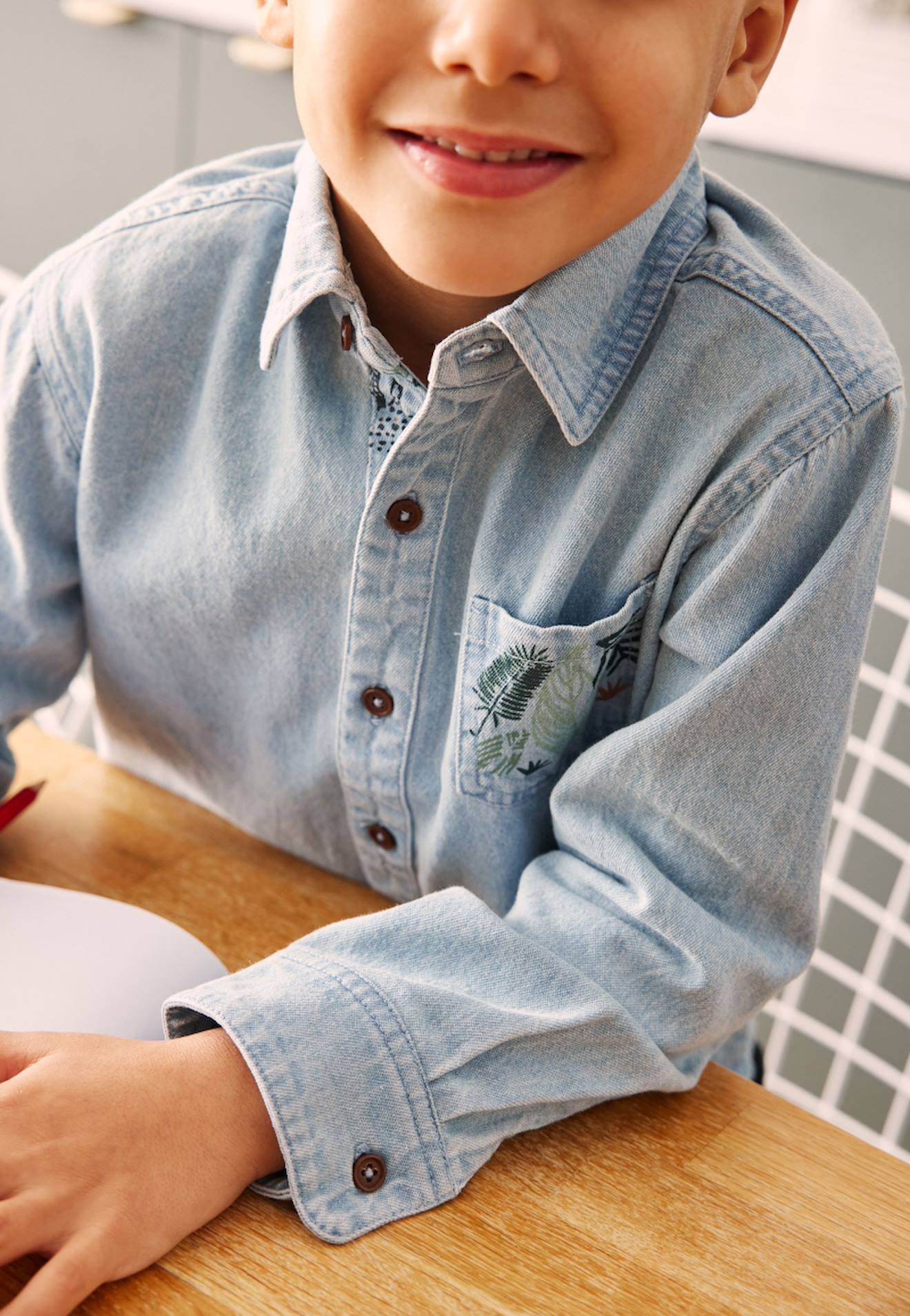 Chemise Garçon Taiga Bleu