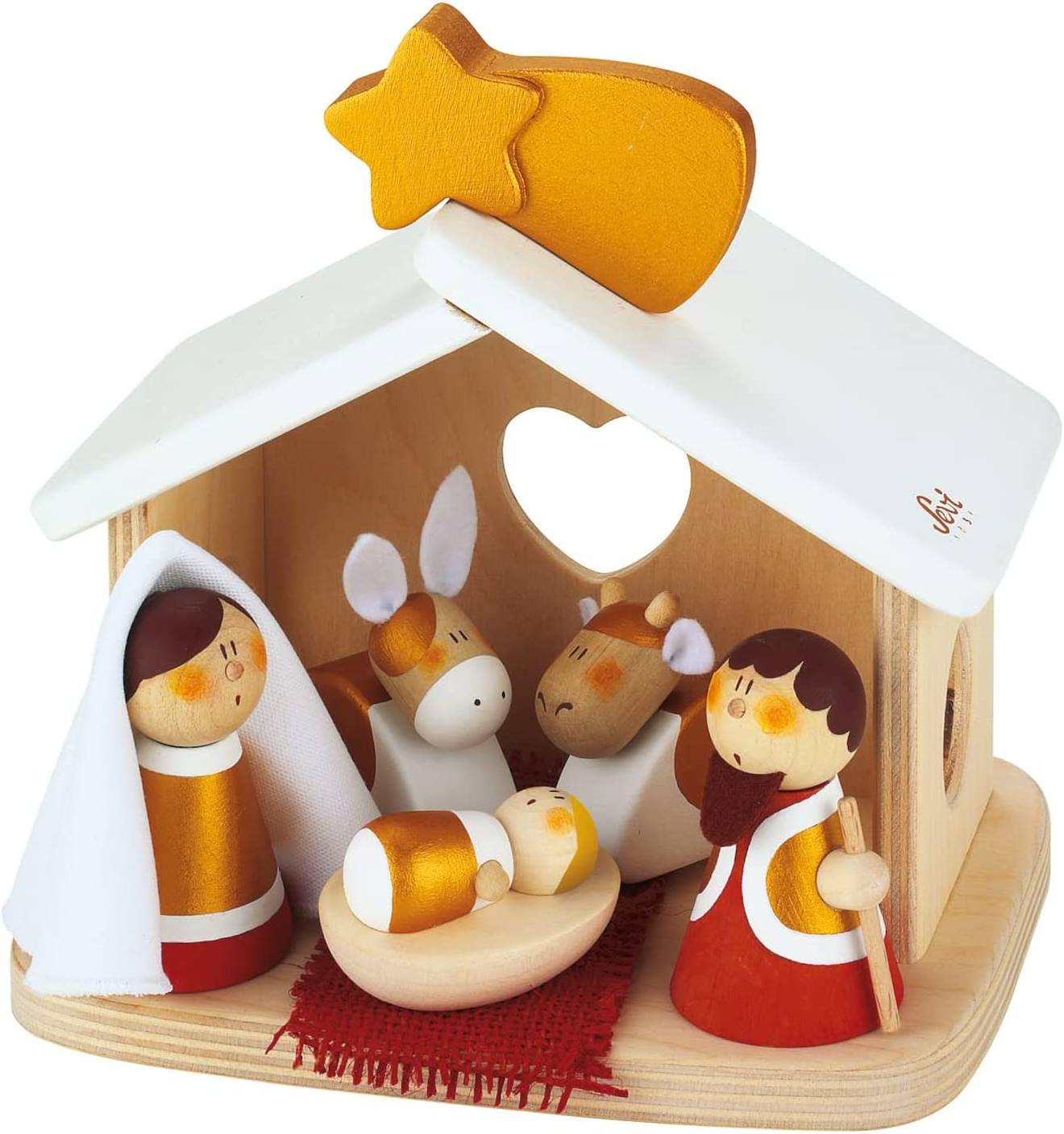 Crèche De Noël Beige