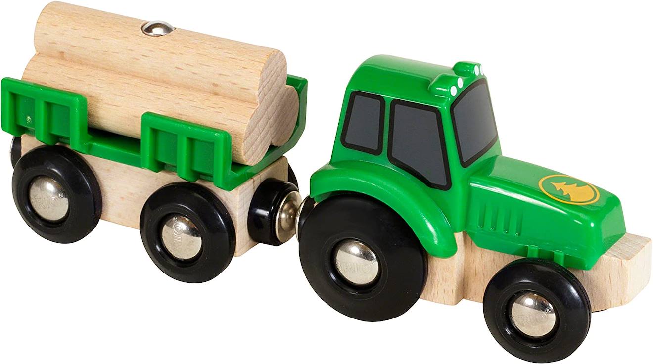 BRIO - Tracteur Et Remorque Vert