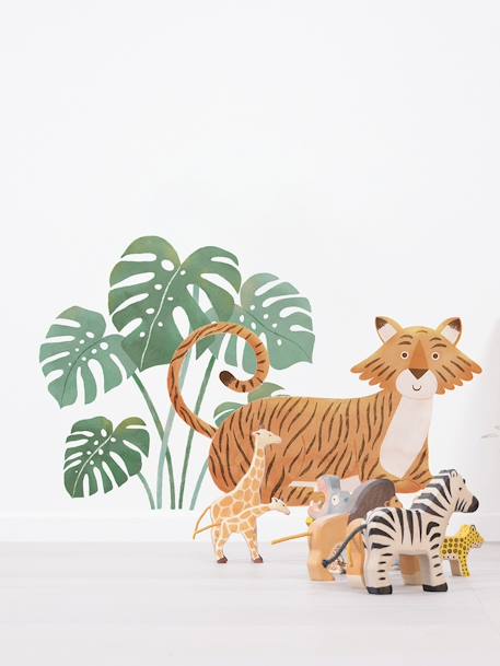 Lilipinso - Stickers feuille Monstera YATSUNI vert