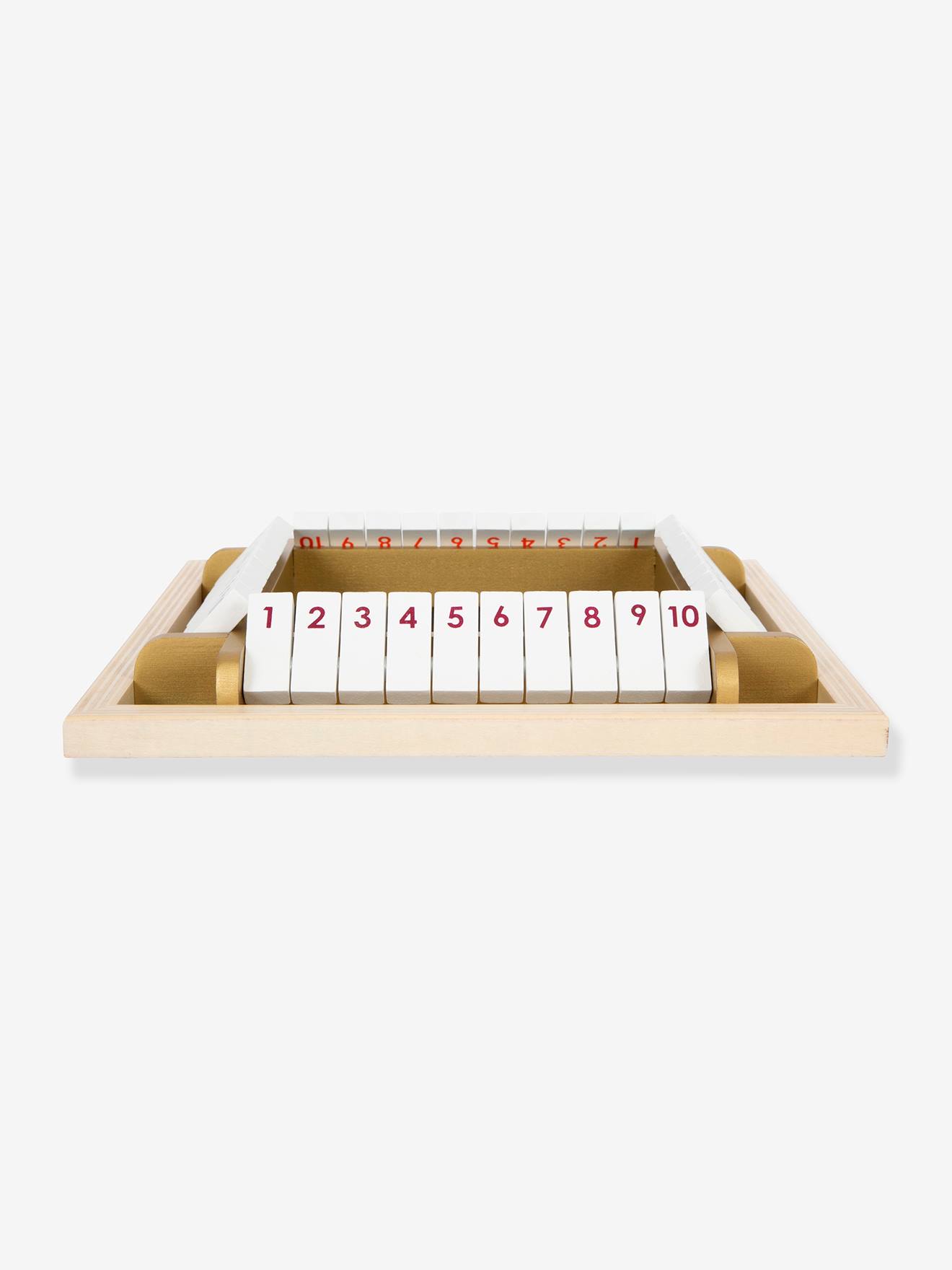 Jeu de dés pour enfants SHUT THE BOX Édition Or small foot multicolore
