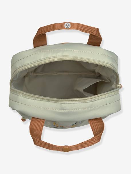 Mini Sac à dos carré Little Gang LÄSSIG kaki+pêche+VERT FONCE UNI 6 - vertbaudet enfant 