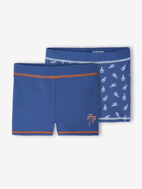 Garçon-Lot de 2 shorties de bain garçon