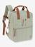 Mini Sac à dos carré Little Gang LÄSSIG kaki+pêche+VERT FONCE UNI 1 - vertbaudet enfant 