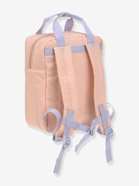 Mini Sac à dos carré Little Gang LÄSSIG kaki+pêche+VERT FONCE UNI 8 - vertbaudet enfant 