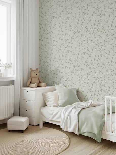Lilipinso - Papier peint Jolis bourgeons vert