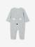 Pyjama bébé mixte velours animal personnalisable beige chiné+gris chiné 14 - vertbaudet enfant 