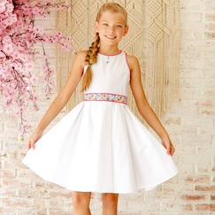 Robe cérémonie   liberty  qui tourne  hepburn  - vertbaudet enfant
