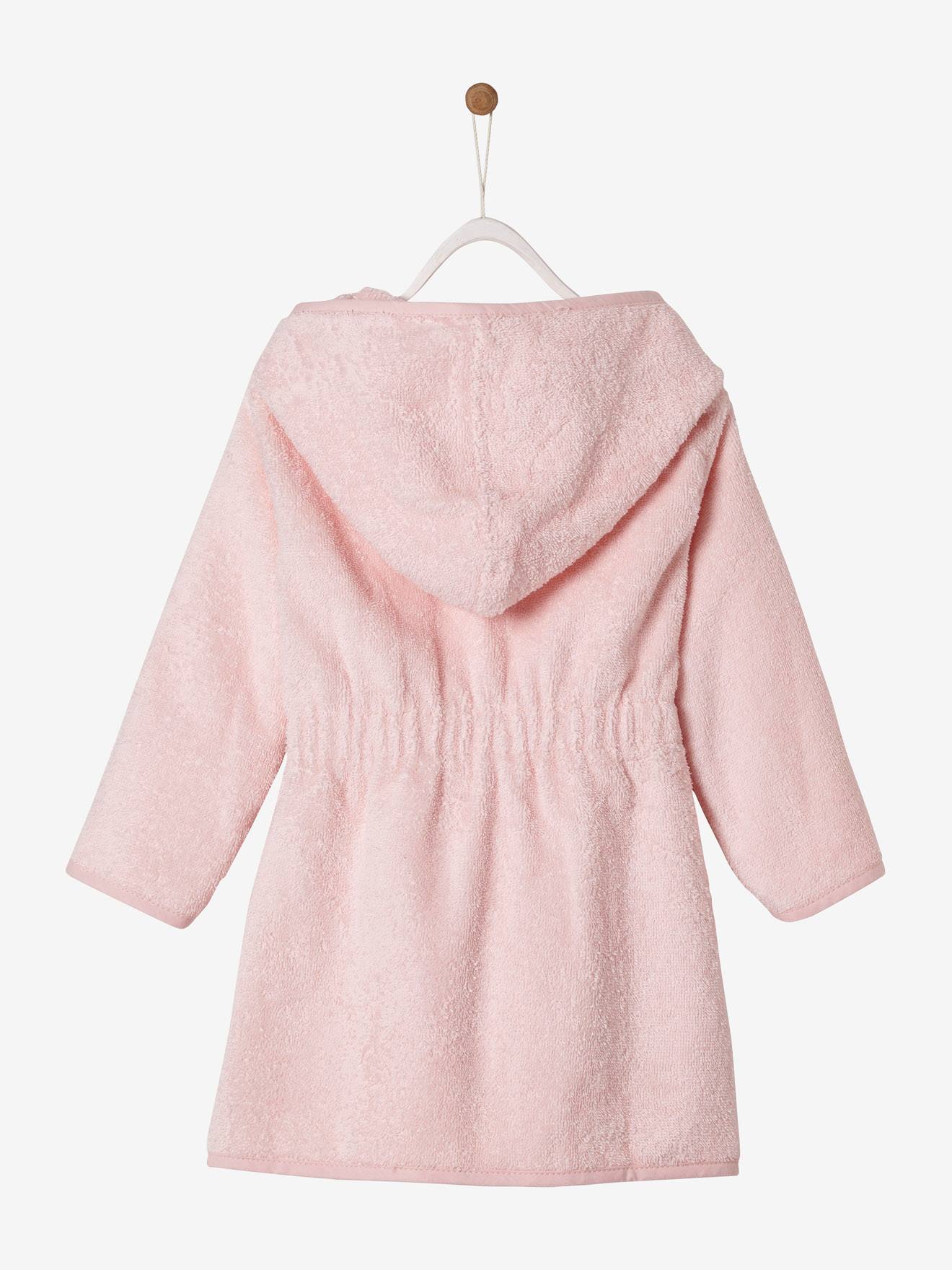 Peignoir Uni Bebe Personnalisable Oeko Tex Bleu Clair Vertbaudet