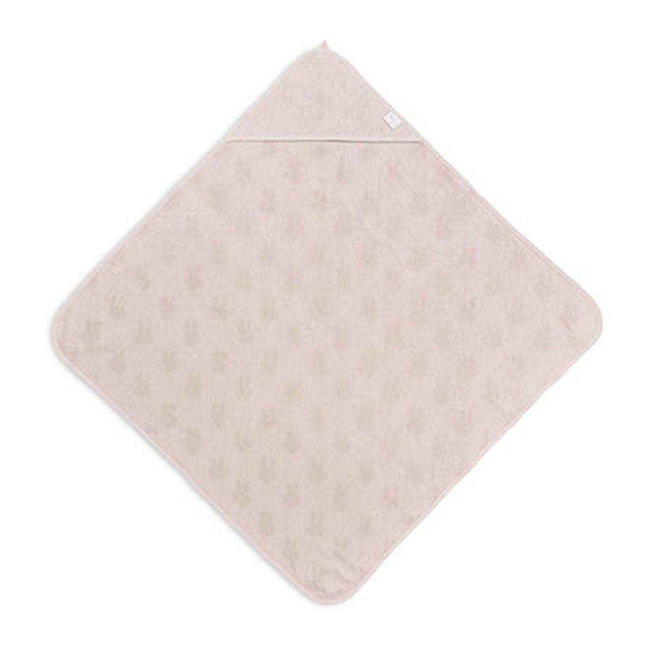 Cape De Bain Eponge Miffy Jacquard En Coton Beige